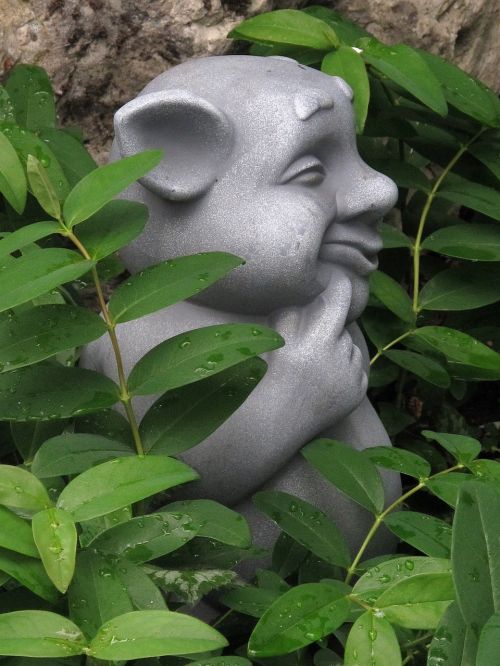 gnome figure ceramic