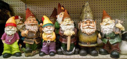 gnomes elves garden