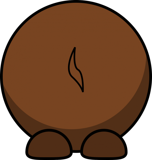 gnu back brown