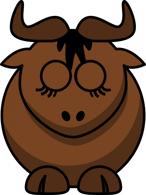 gnu animal cute