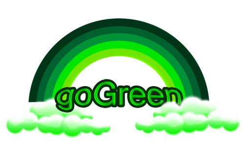 go green green drawing