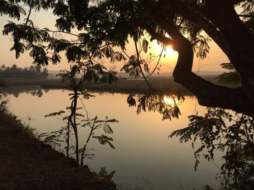 goa morning sunrise