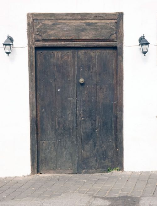 goal door old door