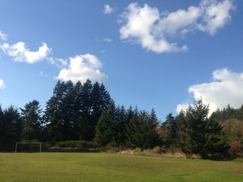 goals football ground sky