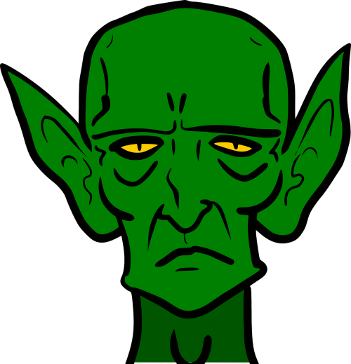 goblin monster sad