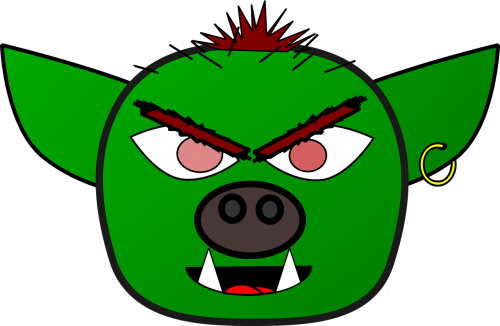 goblin head monster
