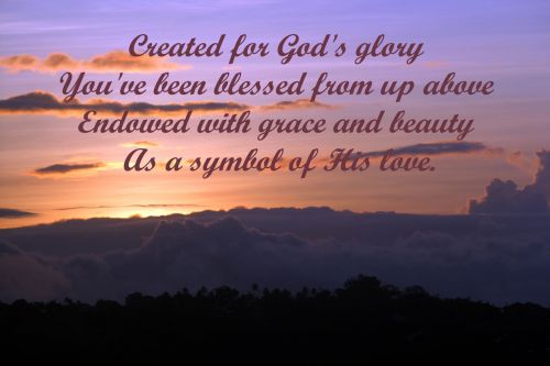 God&#039;s Glory Message