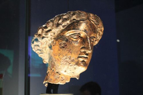 goddess face sculpture