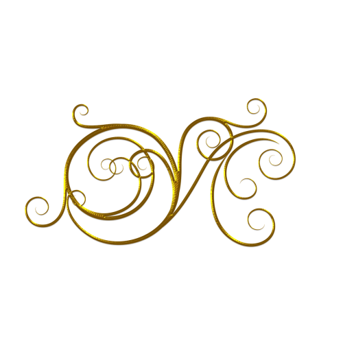 gold flourish divider