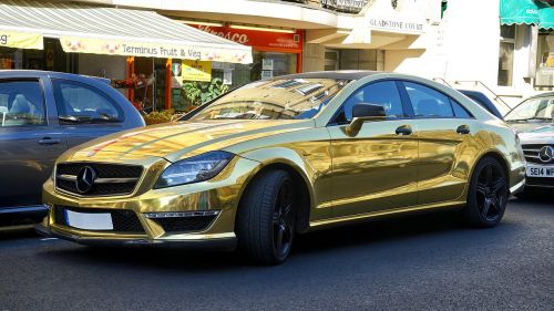 gold car design