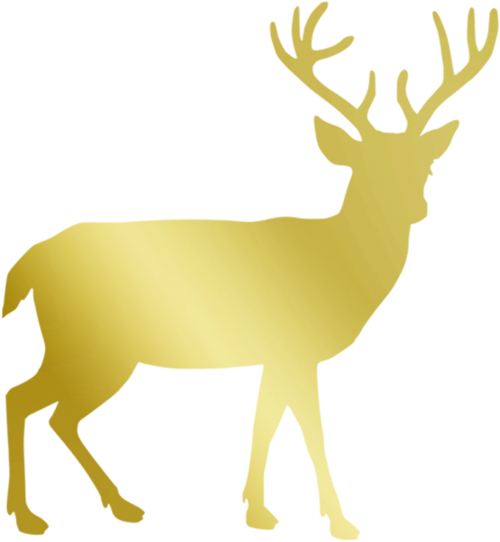 gold deer stag