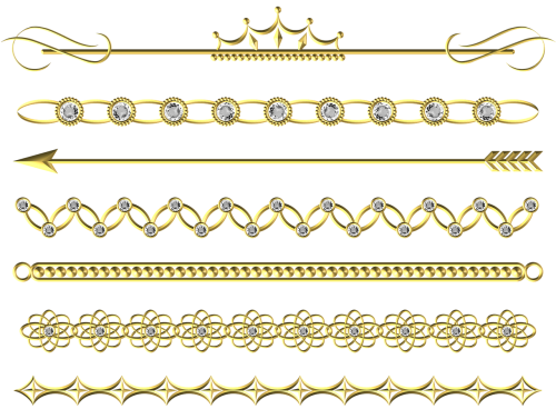 gold divider line