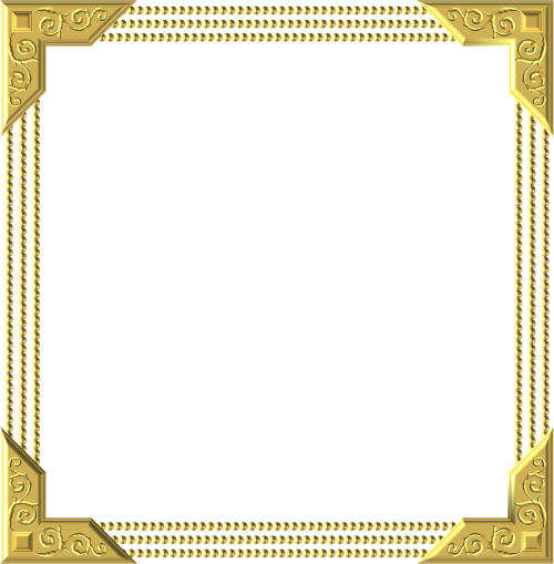 gold frame square