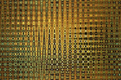 Gold And Black Pattern