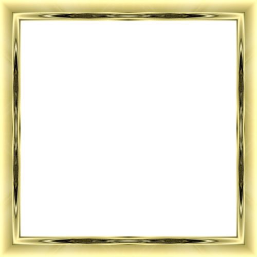 Gold Frame Double Edged
