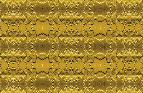 Gold Leaf Variation Relief Pattern