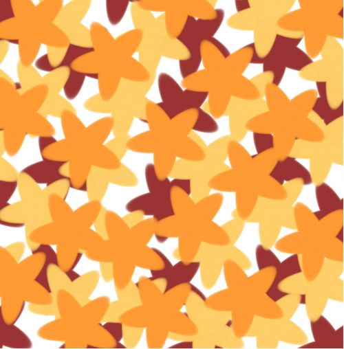 Gold /Orange Stars
