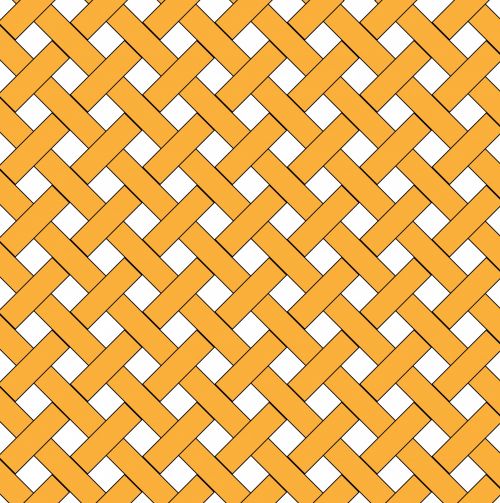 Gold Weave Wicker Pattern