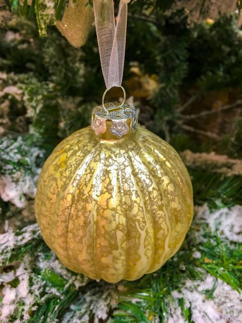 Golden Christmas Ball