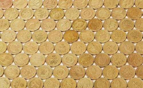 Golden Coins Background