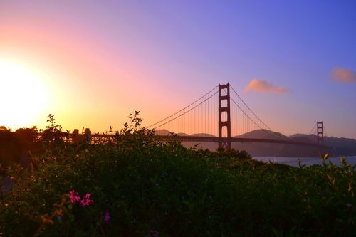 golden gate san francisco sunset