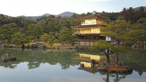 golden pavilion japan kyoto