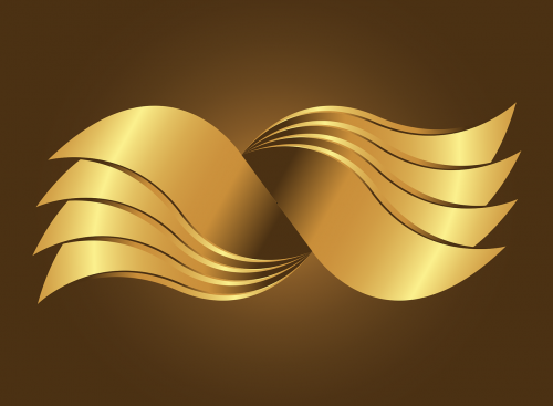 golden swing gold vector