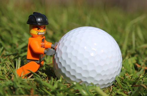 golf golf ball angry