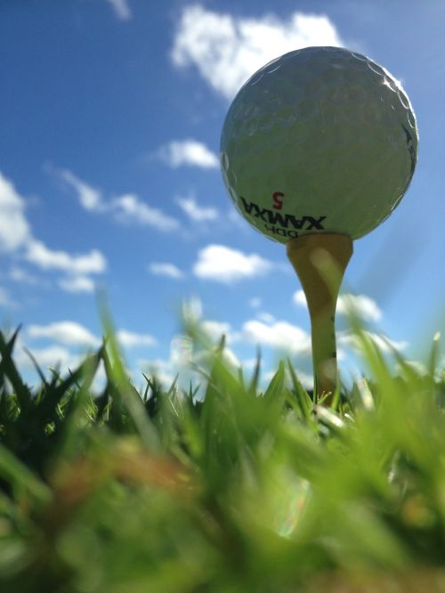 golf golf ball sky