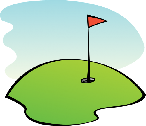 golf course golfing