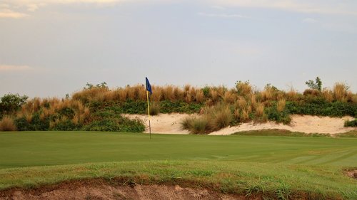 golf  grass  panoramic