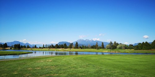 golf  mountain  landscape