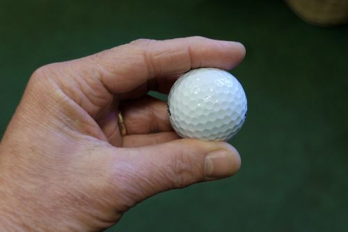 golf golf ball hand
