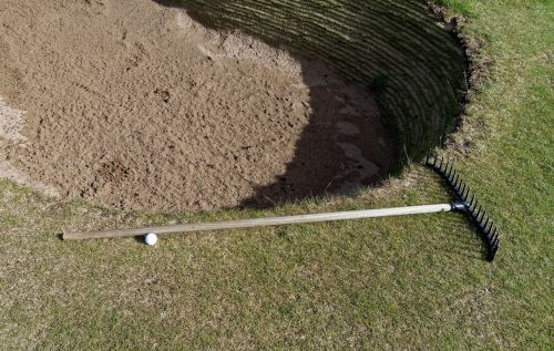 golf bunker sand