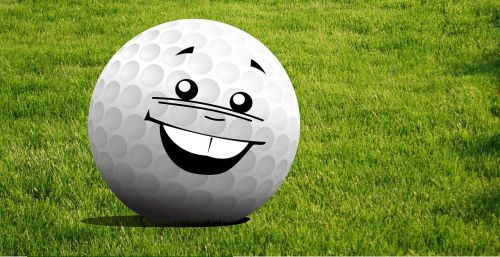 golf mascot pin