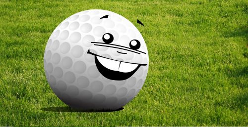 golf mascot pin