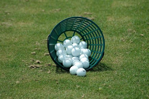 golf balls driving range basket
