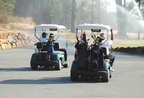 golf carts golf course