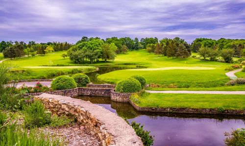golf course france landscape