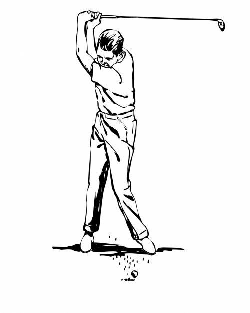 Golfer Clipart