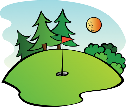 golfing golf club birdie