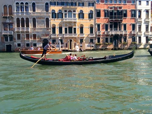 gondola venice river