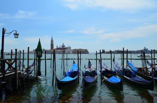 gondolas venice italy