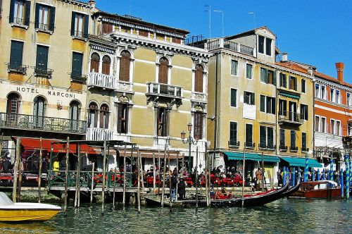 gondolas venice italy