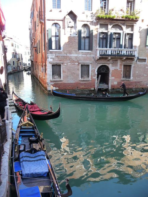 gondolas venice italy