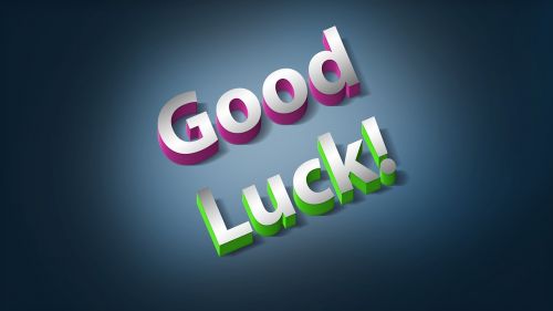 good luck wishes text