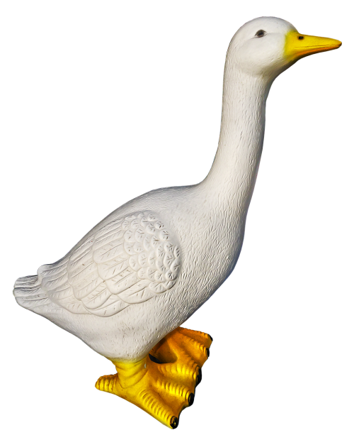 goose figure ceramic
