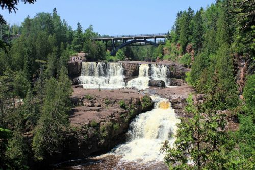 gooseberry falls waterfalls usa