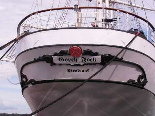 gorch fock sailing vessel stralsund