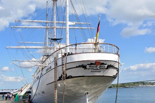 gorch fock sailing boat sailing vessel